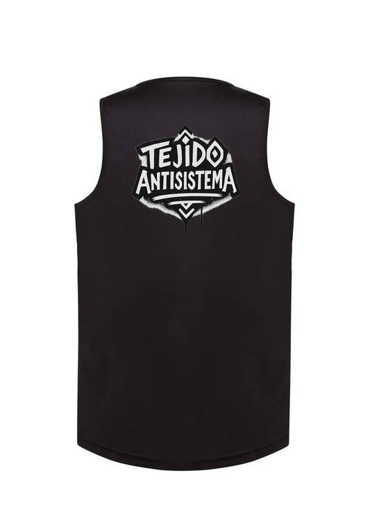 Camiseta de tirantes negra