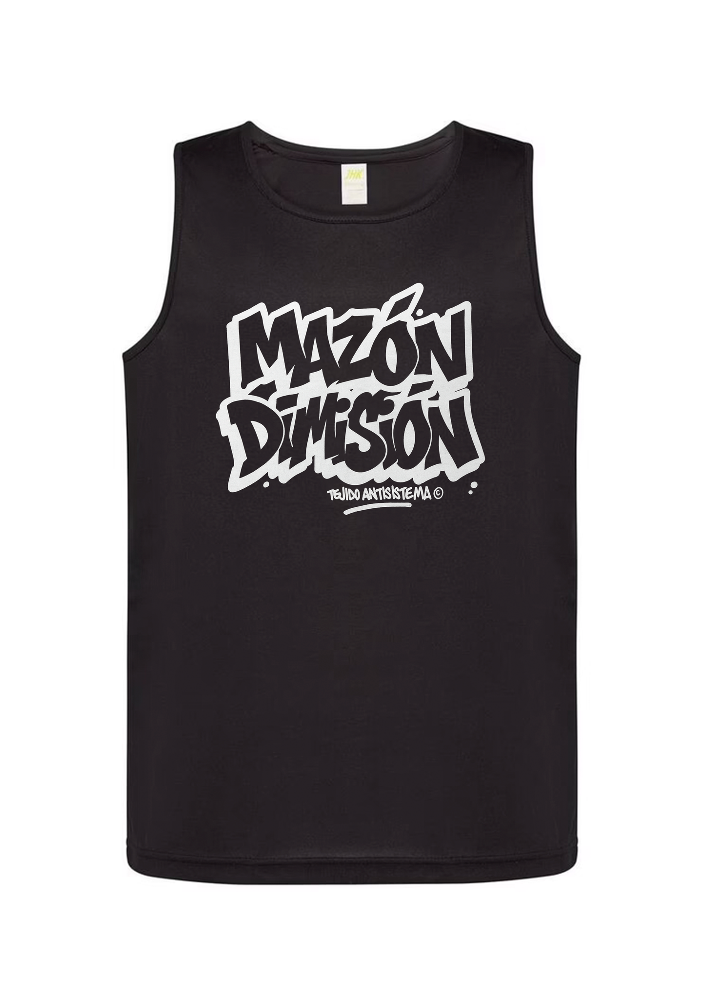 Camiseta de tirantes negra "Mazón Dimisión"