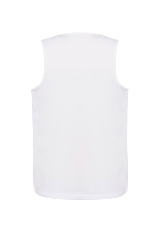 Camiseta de tirantes blanca "Mazón Dimisión 2"