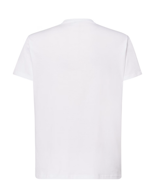 Camiseta de manga corta blanca "Mazón Dimisión 2"