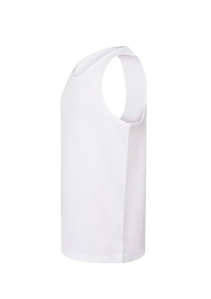 Camiseta de tirantes blanca "Mazón Dimisión 2"